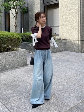 「PROPORTION BODY DRESSING（プロポーションボディドレッシング）のアイテム」を使った、Hikariさん（レディース・153cm）の夏コーディネート