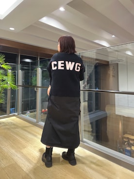 「アイテム（ジャンパースカート）」を使った、kimumegさん（レディース・154cm）の秋コーディネート