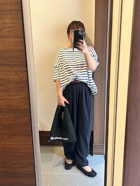 「AMERICAN HOLIC（アメリカンホリック）のアイテム（トップス、その他）」を使った、アチコさん（レディース・160cm）の夏コーディネート