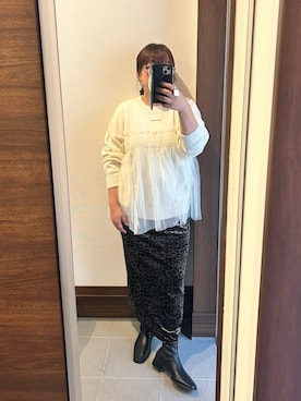 アチコさん（骨格ストレート・レディース・160cm）の秋コーディネート