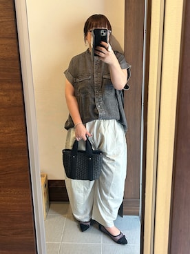 「coca（coca）（コカ）のアイテム」を使った、アチコさん（レディース・160cm）の夏コーディネート