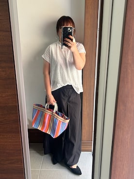 「reca（レカ）のアイテム」を使った、アチコさん（レディース・160cm）の夏コーディネート
