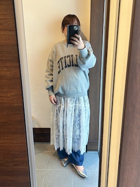 「coca（coca）（コカ）のアイテム」を使った、アチコさん（レディース・160cm）の冬コーディネート