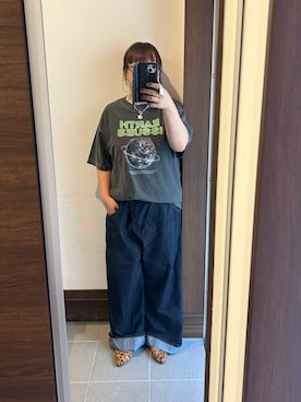 「アイテム（ネックレス）」を使った、アチコさん（レディース・160cm）の夏コーディネート