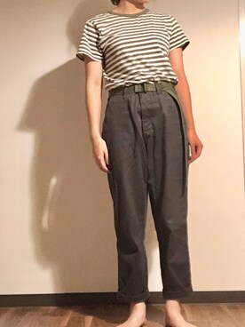 「e.r.g*（イーアールジー）のアイテム」を使った、saakkkiiiiさん（レディース・158cm）の夏コーディネート