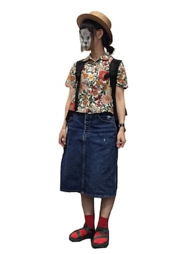 「disney」｜「アイテム（アナログ腕時計）」を使った、たまごさん（レディース・150cm）の秋コーディネート