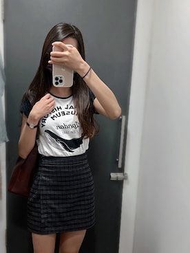 「NET（ネット）のアイテム（スカート）」を使った、ivy さん（レディース・163cm）の夏コーディネート