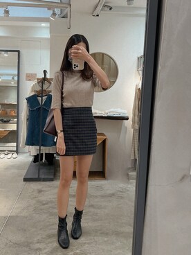 「NET（ネット）のアイテム（スカート）」を使った、ivy さん（レディース・163cm）の夏コーディネート