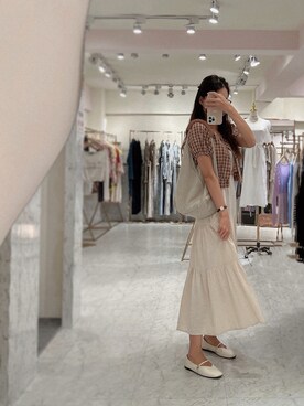 「混搭」｜ivy さん（レディース・163cm）の秋コーディネート