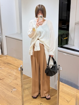 「GALENA（LOUNGEDRESS）（ガレナ）のアイテム」を使った、YONEYAMAさん（レディース・165cm）の夏コーディネート