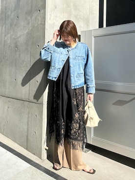 YONEYAMAさん（レディース・165cm）の春コーディネート