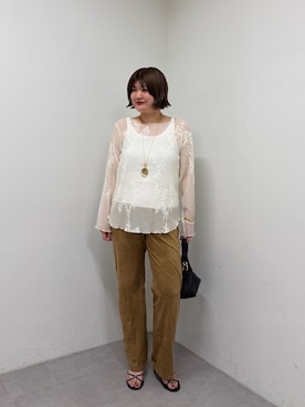 YONEYAMAさん（レディース・165cm）の夏コーディネート