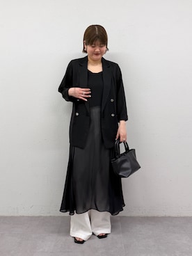 YONEYAMAさん（レディース・165cm）の春コーディネート
