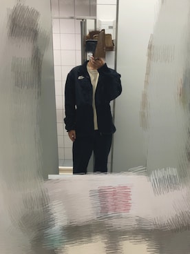 「ザノースフェイス」｜「アイテム（スウェット）」を使った、sitoyaさん（メンズ・166cm）の秋コーディネート