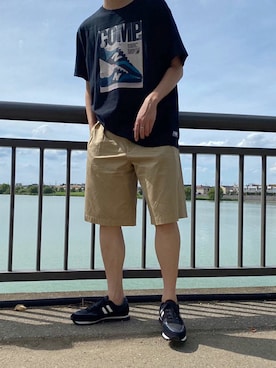 「ZDA（ゼットディーエー）のアイテム」を使った、だい　[相互]さん（メンズ・181cm）の夏コーディネート