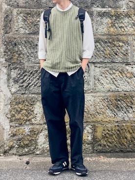 「ZDA（ゼットディーエー）のアイテム」を使った、だい　[相互]さん（メンズ・181cm）の秋コーディネート