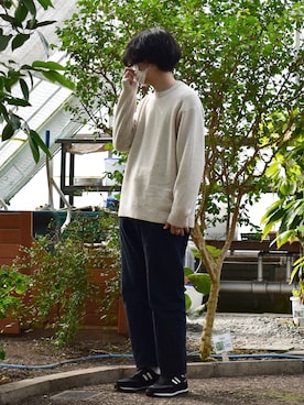 「ZDA（ゼットディーエー）のアイテム」を使った、だい　[相互]さん（メンズ・181cm）の春コーディネート