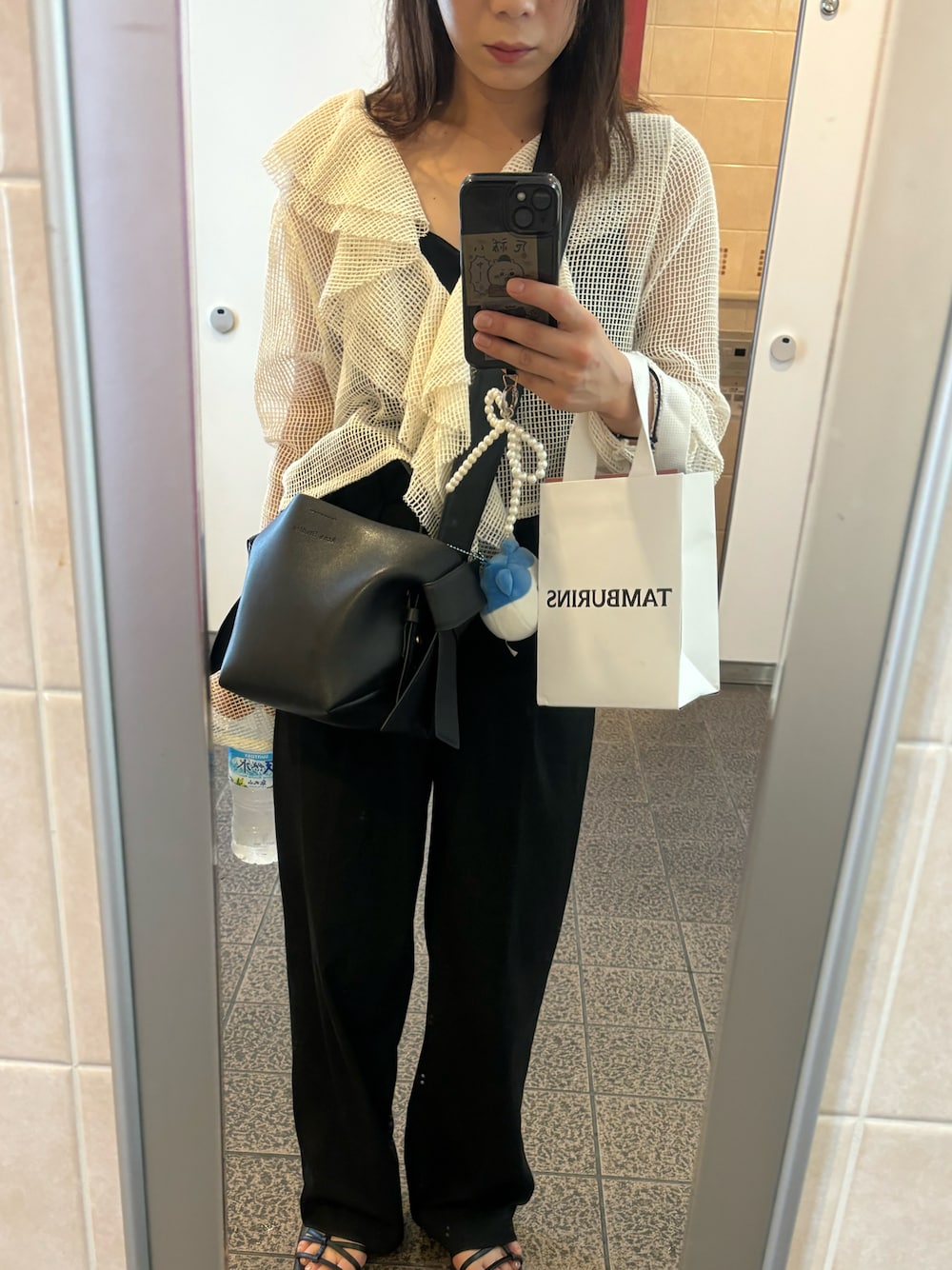 Acne Studios トートバッグ　　　　　　【Lサイズ】 Acne Studios - トートバッグ - ライトブルー/ピンク