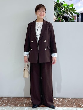 「VIS（ビス）のアイテム（ジャケット/アウター）」を使った、KAYOKOさん（レディース・160cm）の秋コーディネート