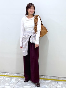 「Juze（ジュゼ）のアイテム」を使った、KAYOKOさん（レディース・160cm）の夏コーディネート