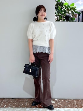 「Juze（ジュゼ）のアイテム」を使った、KAYOKOさん（レディース・160cm）の夏コーディネート