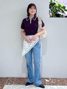 「Juze（ジュゼ）のアイテム（パンプス）」を使った、KAYOKOさん（レディース・160cm）の夏コーディネート