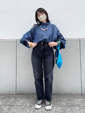 shitomiさん（レディース・156cm）の夏コーディネート