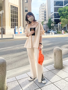 shitomiさん（レディース・156cm）の夏コーディネート