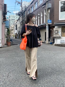 shitomiさん（レディース・156cm）の夏コーディネート