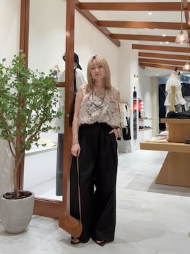 「アイテム（ショルダーバッグ）」を使った、shitomiさん（レディース・157cm・30代）の夏コーディネート