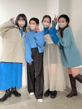 shitomiさん（レディース・156cm）の冬コーディネート