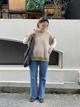 shitomiさん（レディース・156cm）の冬コーディネート