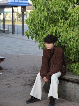 「LAD MUSICIAN（ラッドミュージシャン）のアイテム（ジャケット/アウター）」を使った、kɘnɭi さん（メンズ・168cm）の夏コーディネート