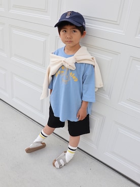 「POLO GOLF（ポロ ゴルフ）のアイテム」を使った、so  rin enさん（キッズ・120cm）の秋コーディネート