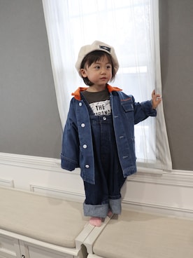 「90cm」｜so  rin enさん（キッズ・120cm）の秋コーディネート