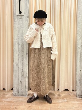 honamiさん（レディース・153cm）の冬コーディネート