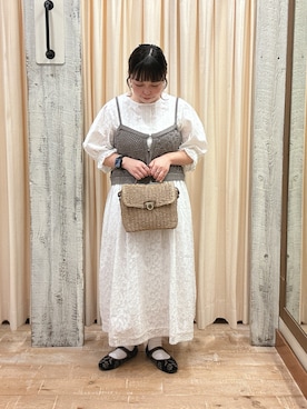 「アイテム（ドレスシューズ）」を使った、honamiさん（レディース・153cm）の春コーディネート