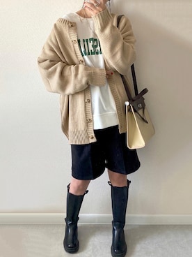 「アベイル」｜「アイテム（スウェット）」を使った、muさん（レディース・164cm）の秋コーディネート