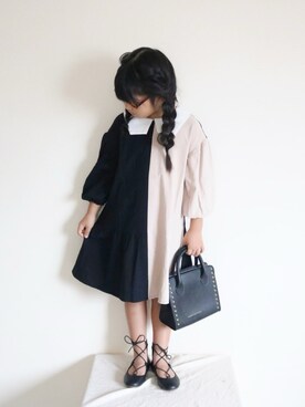 「MARC JACOBS（マークジェイコブス）のアイテム」を使った、yukiさん（キッズ・120cm）の秋コーディネート