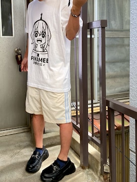 「NERDY（ノルディ）のアイテム」を使った、(((ゆうちょん)))さん（メンズ・163cm）の夏コーディネート