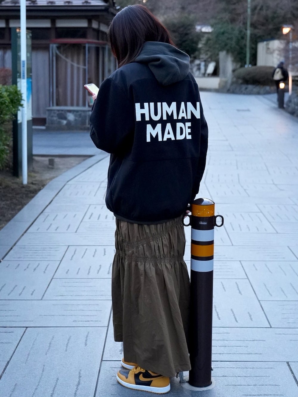 HUMAN MADEのパーカーを使ったレディース人気ファッション  