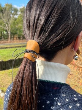 「ポニーフック」｜marucoco.さん（レディース・152cm）の春コーディネート