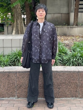 「HARE（ハレ）のアイテム（パンツ）」を使った、idaさん（メンズ・177cm）の秋コーディネート