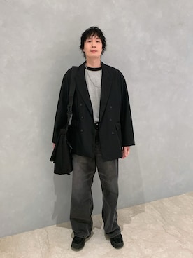 「アイテム（スニーカー）」を使った、idaさん（メンズ・177cm）の秋コーディネート