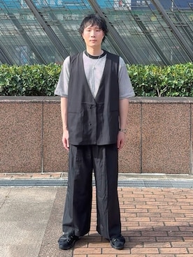 「RAGEBLUE（レイジブルー）のアイテム」を使った、idaさん（メンズ・177cm）の秋コーディネート
