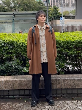 「LAKOLE（ラコレ）のアイテム」を使った、idaさん（メンズ・177cm）の春コーディネート