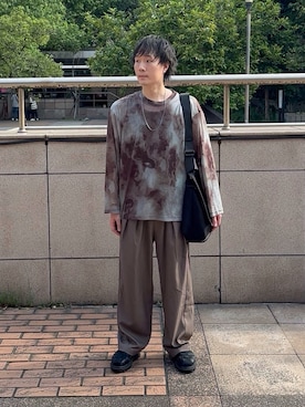 「DEVICE（デバイス）のアイテム」を使った、idaさん（メンズ・177cm）の秋コーディネート