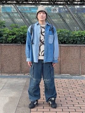 idaさん（メンズ・177cm）の春コーディネート