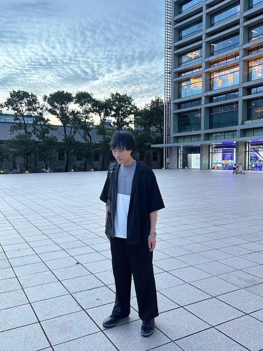 idaさんの「＜monkey time＞ PE/TRO LAPEL SHT SS/シャツ（MONKEY TIME）」を使ったコーディネートの1枚目の写真