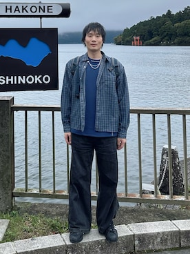 「BEAMS（ビームス）のアイテム（シューズ）」を使った、idaさん（メンズ・177cm）の秋コーディネート